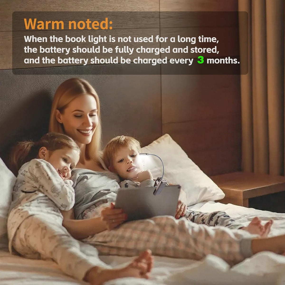 VAVOFO Rechargeable Reading Light, Clip on Book Light for Reading in Bed