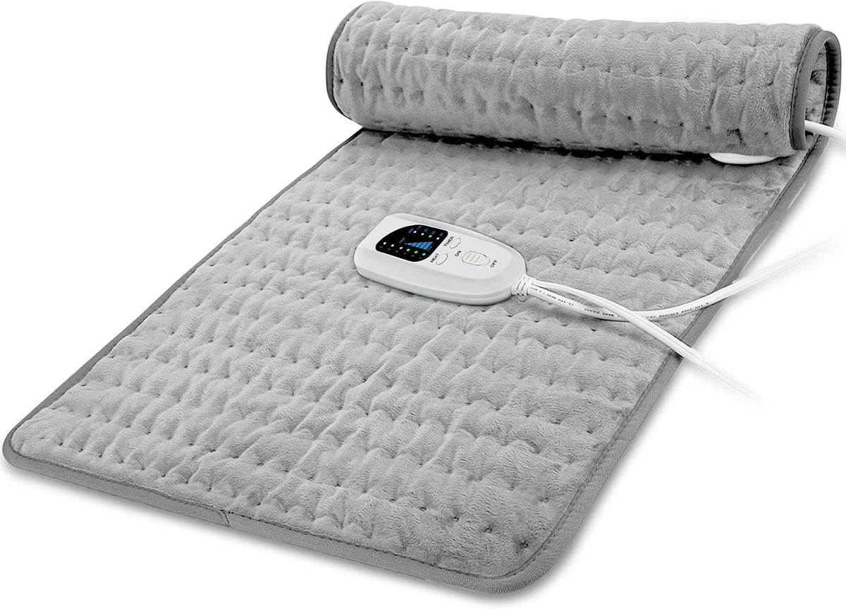 Electric Heating pad for Back Neck Shoulder Knee Arms Legs- Electric Heat Pads with 6 Heat Settings & Auto Shut Off Heat Heating Pad for Birthday Mother Father Girl Men Women