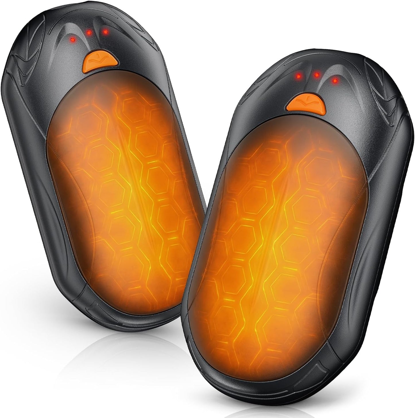 POMPONGO Hand Warmers Rechargeable 2 Pack, Smart Hand Warmer Max. 20Hrs Heat, 3 Levels 108-131°F, Hunting Gear, Golf Accessories, Stocking Stuffers for Men Women, Christmas Men Gifts