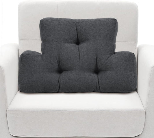 Back Pillow for Recliner Lumbar Support Pillow Soft and Fluffy Back Support Cushion Thick Lumbar Cushion for Chairs, Recliners,Sofa, Couch and Bed for Pain Relief