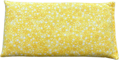 HOME COMFORT Rice & Lavender Microwavable Heating Pad-Reusable Moist Heat or Cold Therapy 10” X 5” (White Clouds)
