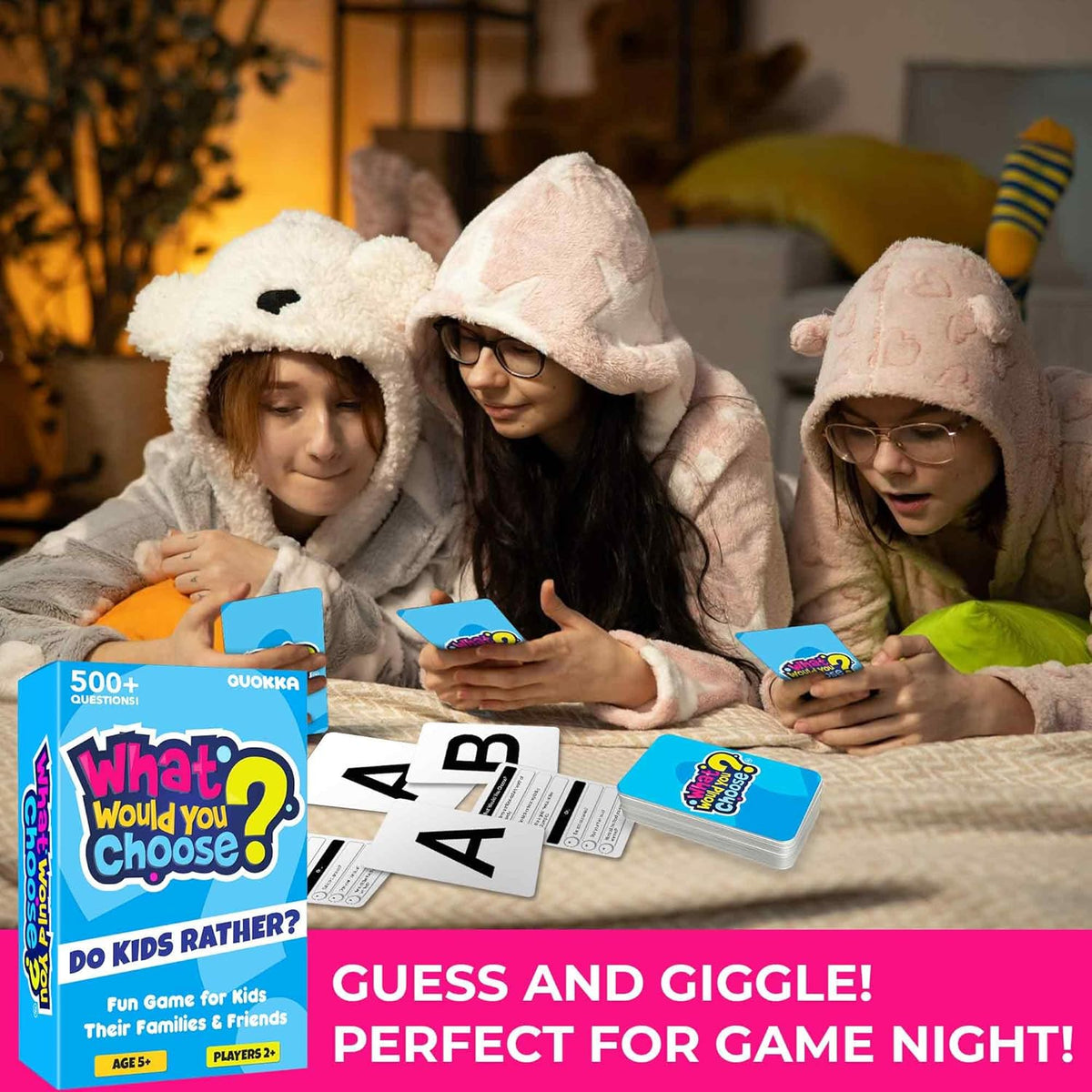 Travel Card Game for Teens, Kids, Adults - Party Games for Family Nights