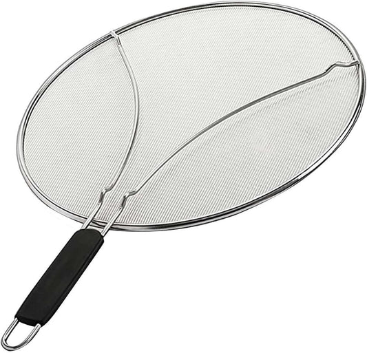 Grease Splatter Screen for Frying Pan 14" - Stops 99% of Hot Oil Splash