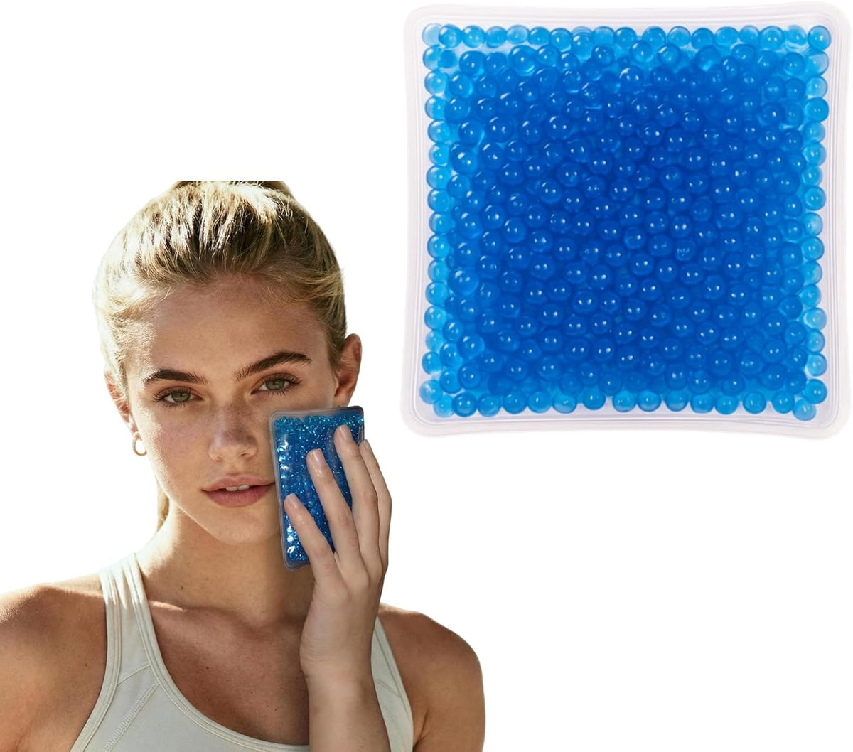 Small Gel Ice Pack – Cold Packs for Injuries and Everyday Relief, Gel Ice Packs Reusable for Sore Areas – Soft Flexible Ice Pack Reusable Design for Targeted Cooling Therapy and Convenience