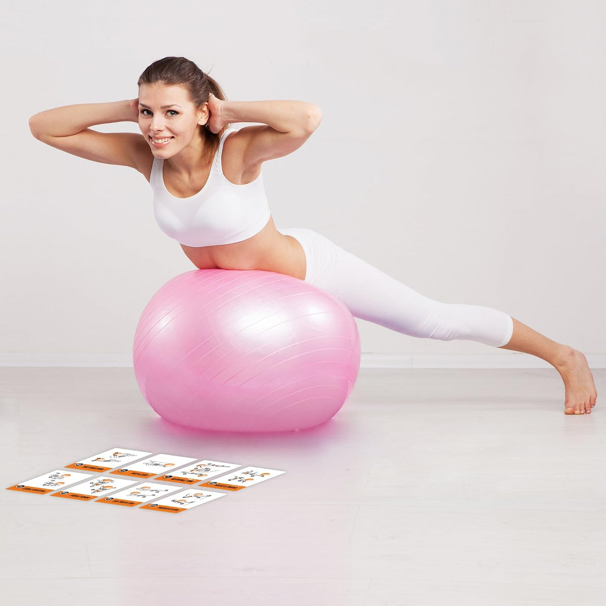 NewMe Fitness Pilates Workout Cards, Fitness Deck for Women and Men