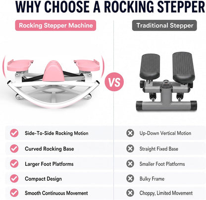 KINMAC Rocking Stepper for Exercise at Home-Rock Stepper Side to Side