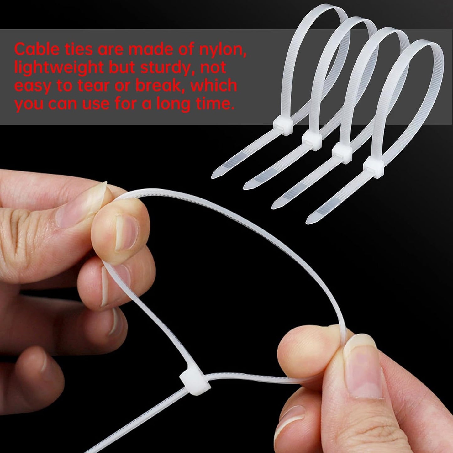 32-Piece Lint Trap and Cable Ties Set for Washing Machine, Includes 8 Nylon Mesh Lint Traps and 24 Cable Ties, Easy and Effective Lint Filtration (White)
