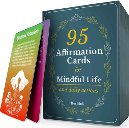 Meditation Cards for Anxiety Relief - Daily Affirmation Cards for Women