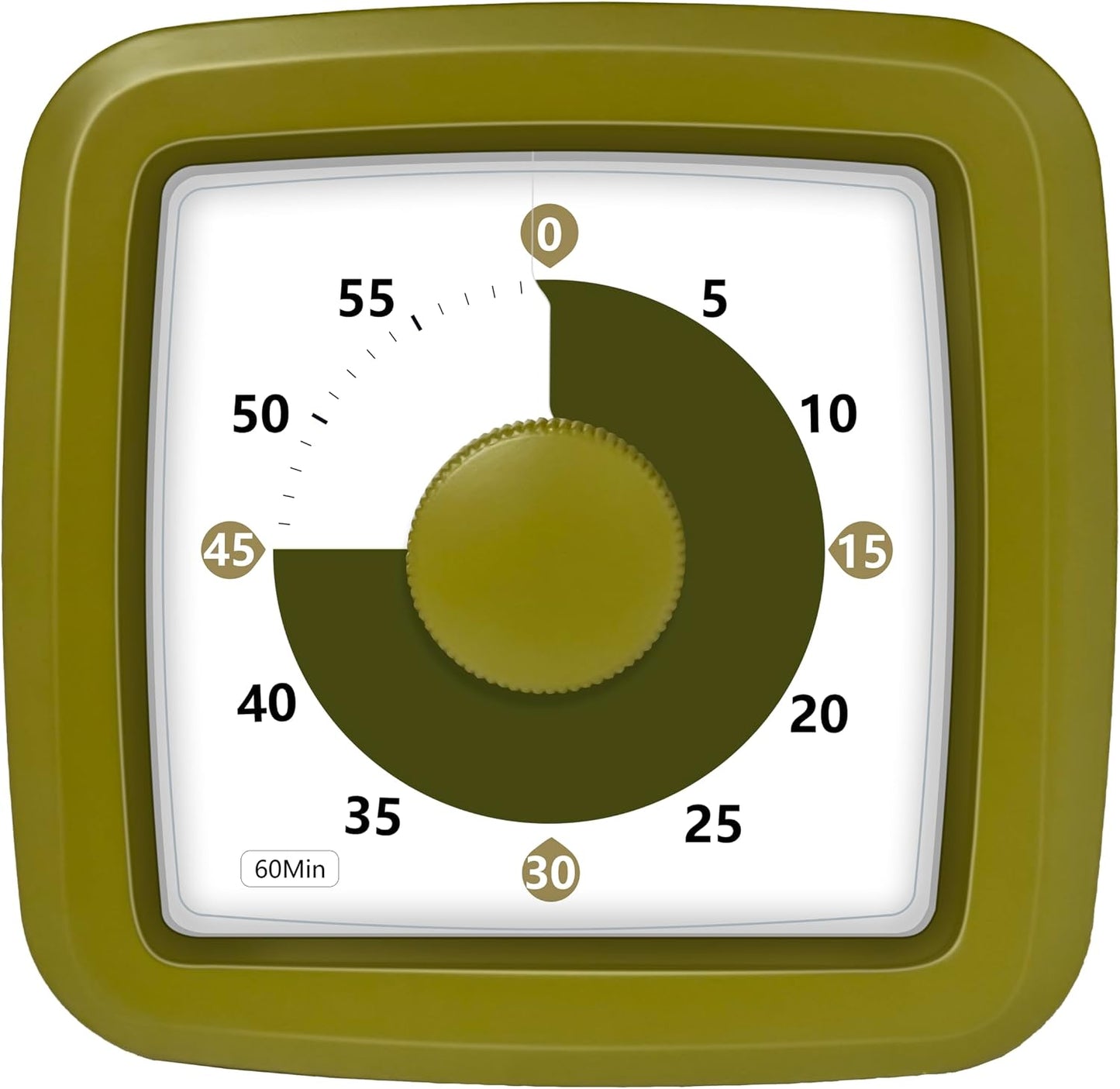 Visual Timer 60 Minute Timer Silent Countdown Clock – No Ticking, Gentle Ring with Mute Option, Timers for Kids Homework Classroom Management Kitchen Pasta, Adult Pomodoro & Deep Work, Purple