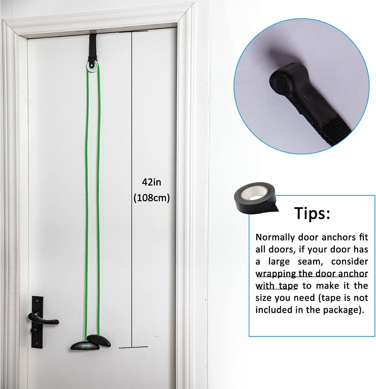 Shoulder Pulley Over The Door Physical Therapy System | Over-the-door exercise pulley designed for shoulder physical therapy exercises.
