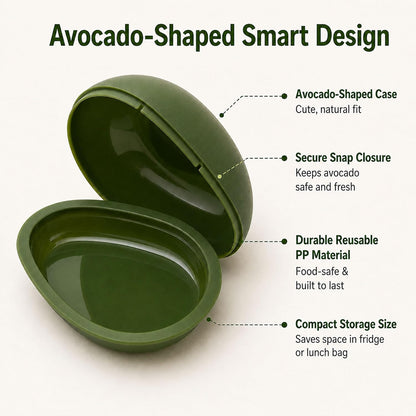 Avocado Keeper Saver Avocado Storage Containers With Lid | Onion Avocado Tomato Saver Fruit vegetable Holder Storage (Avocado Holder)