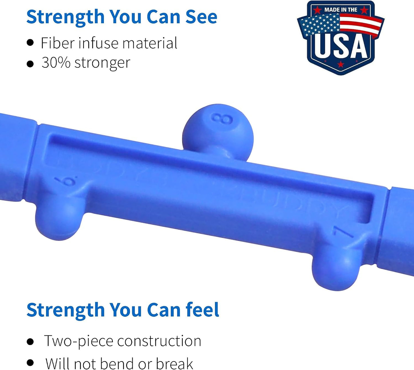 Body Back Buddy Classic Back Massager & Neck Massager for Pain Relief, Blue | USA Made Dual Massage Hooks For Back, Shoulder, And Neck, Muscle Knot Remover For Trigger Point Therapy And Full Body Relief