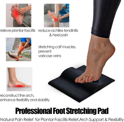 Plantar Fasciitis Relief Foot Stretching Pad for Plantar Fasciitis and Achilles tendonitis Relief Strengthening and Mobility Tool Improve Big Toe Flexibility Calf Stretcher for Foot Pain Recovery