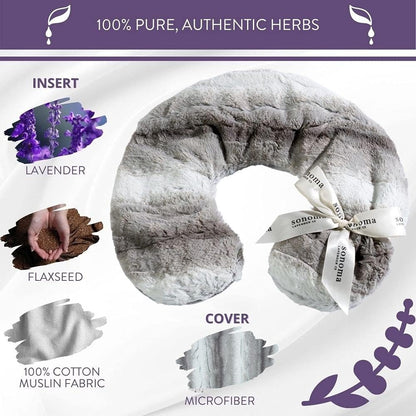 Sonoma Lavender Luxury Lavender Neck Pillow, Arctic Circle