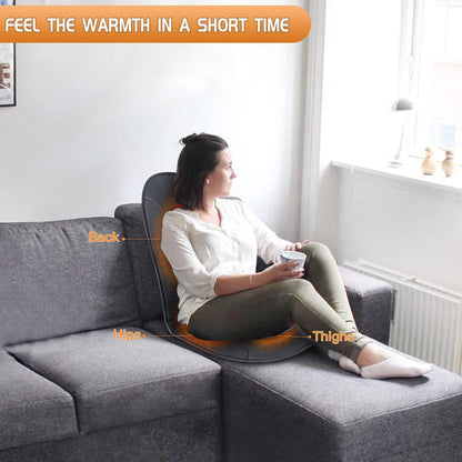 Livtribe Heated Seat Cushion with Timing Controller,Heating Seat Cover for Office/Home Chair