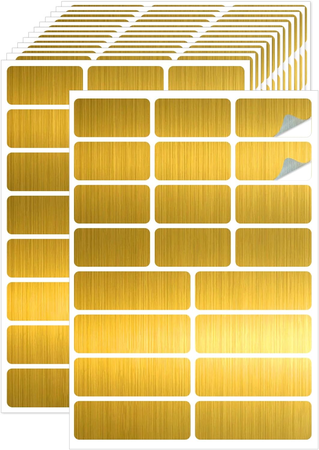 1000 Blank Removable Freezer Labels, Blank Removable Labels Water Oil Resistant with Perforation Line for Food Containers Jars Pantry Organization (Each Measures 1x 3 Inch)