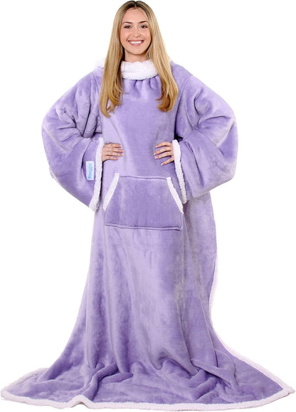 Snuggie The Original Wearable Blanket With Sleeves & Pockets | Cozy Oversized Throw for Adult Men & Women | One Size, 71x54
