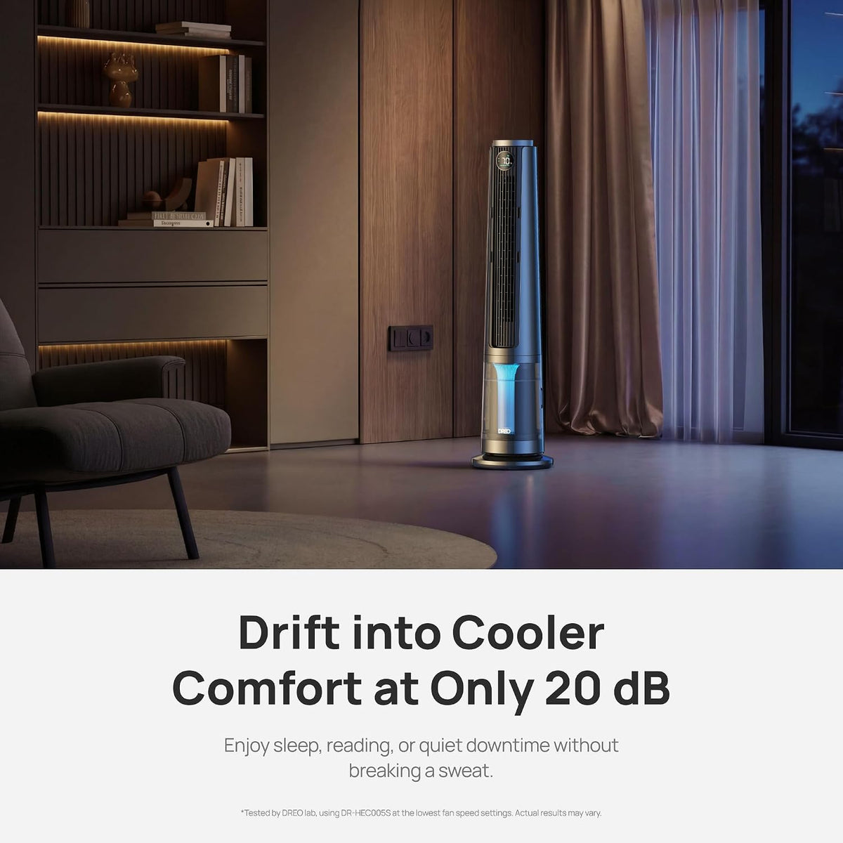 DREO TurboCool Misting Fan 765S, Fans that Blow Cold Air, 10°F Cooling Fan