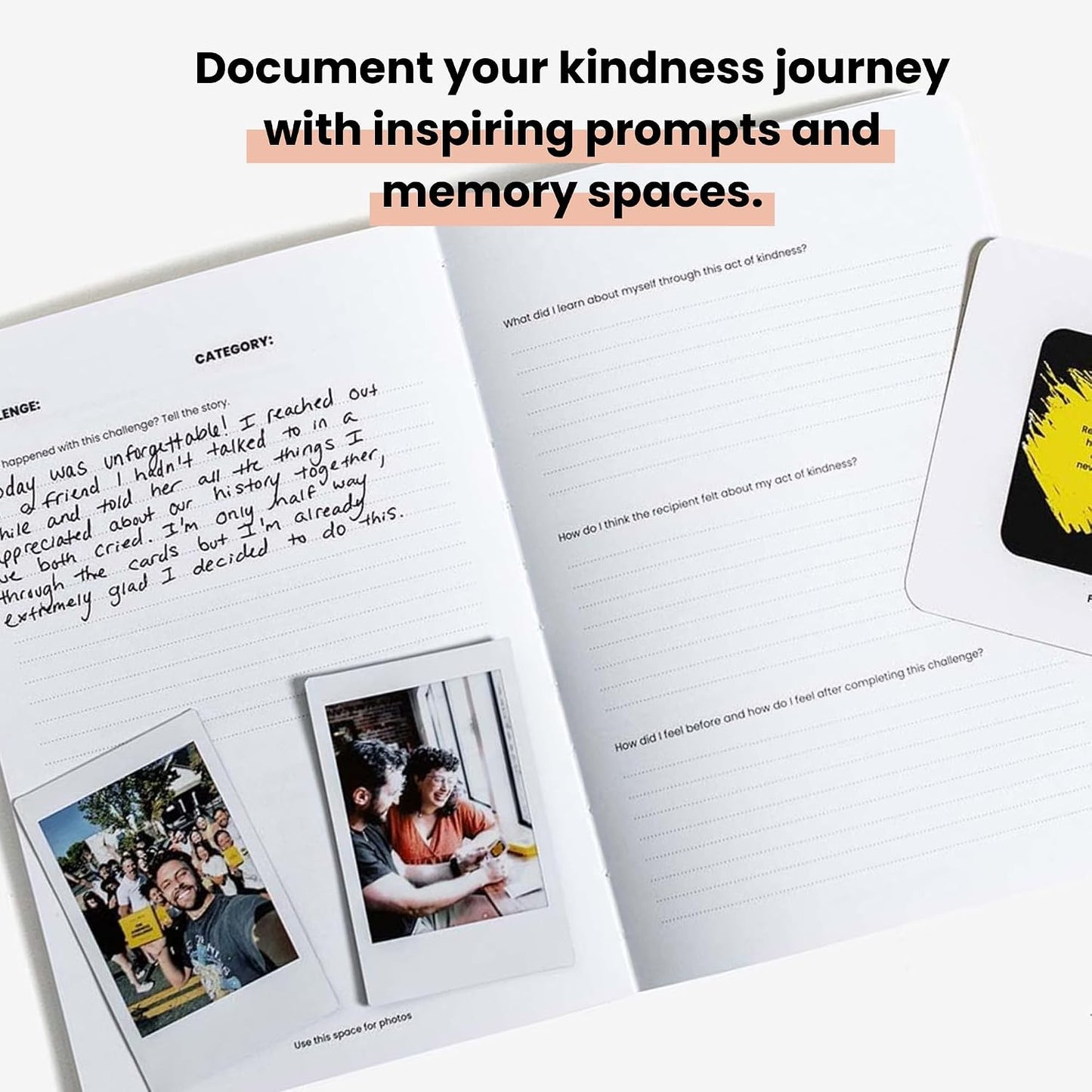Kindness Self Edition - 12 Scratch-Off Self-Care Challenge Cards | Self-Care Challenges With Reflection, Solo Activity For Wellness, Personal Growth Gift For Adults
