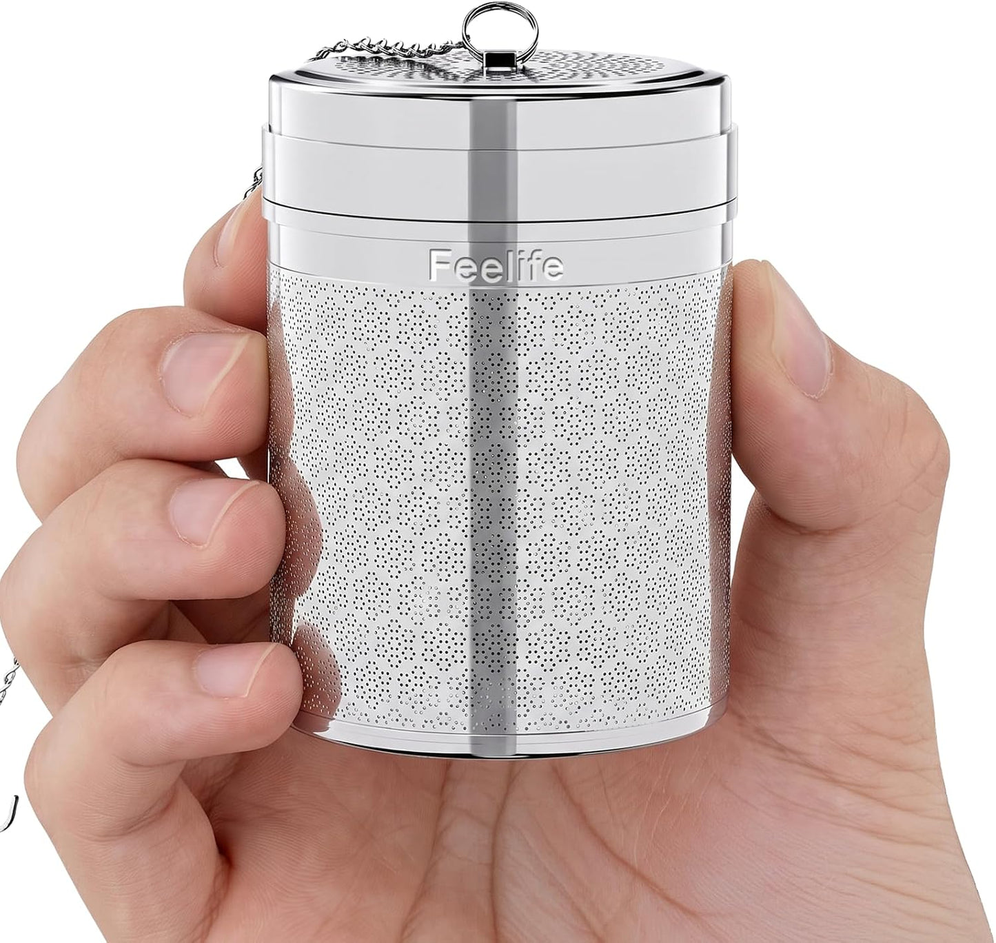 Large Snowflake Stainless Steel Tea Infuser for Loose Leaf Tea Ball | 2” x 2.8” Ultra-Fine Mesh Tea Strainer & Spice Ball for Cooking, Loose Leaf Tea Steeper for Cup Mug Teapot Pitcher Bottle