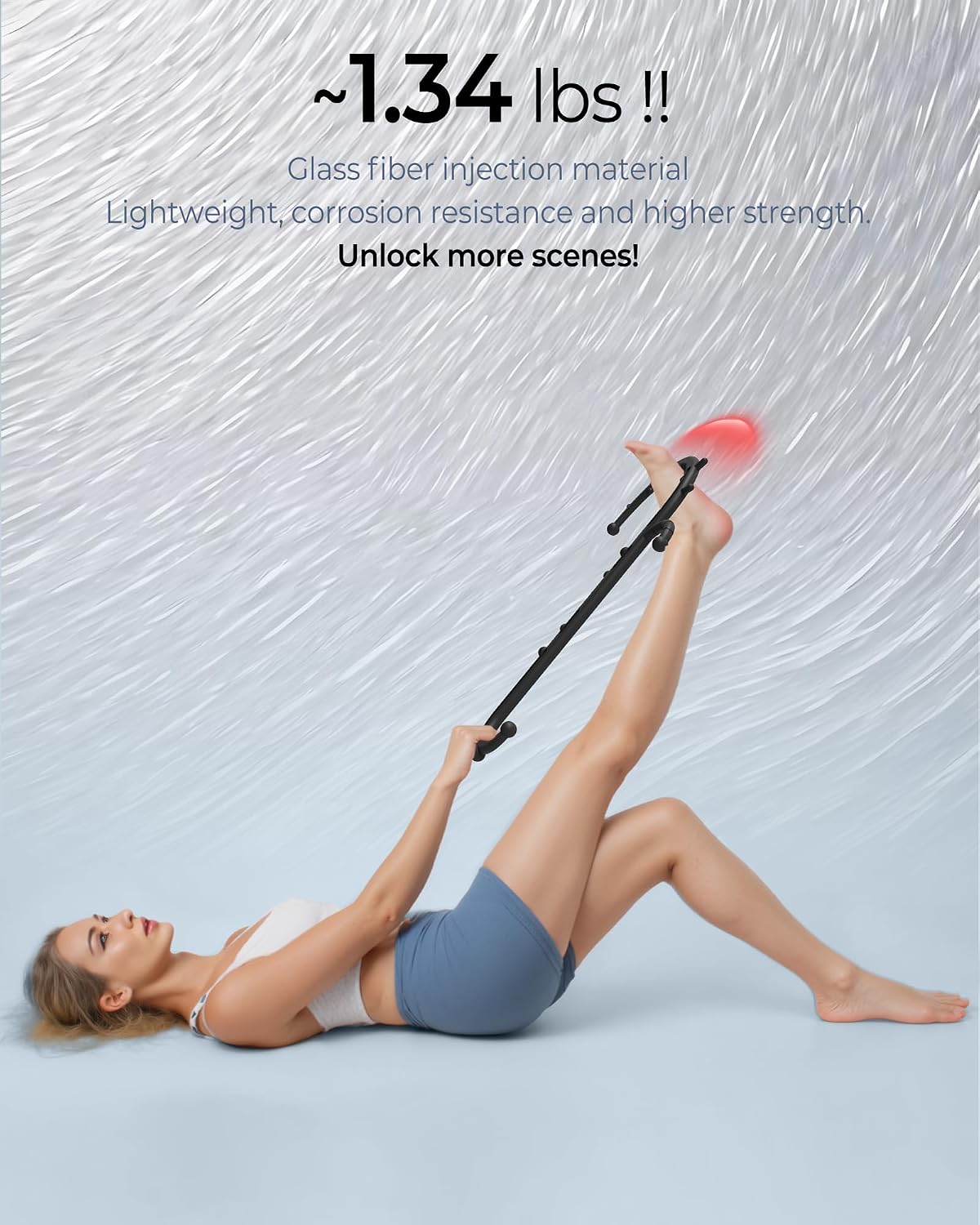 Back and Neck Massager for Pain Relief Deep Tissue, Upgraded Full Body Trigger Point Cane Massage Tools, Therapy Massage Stick Pressure Point Hook, Muscle Knot Remover Tool (Black)