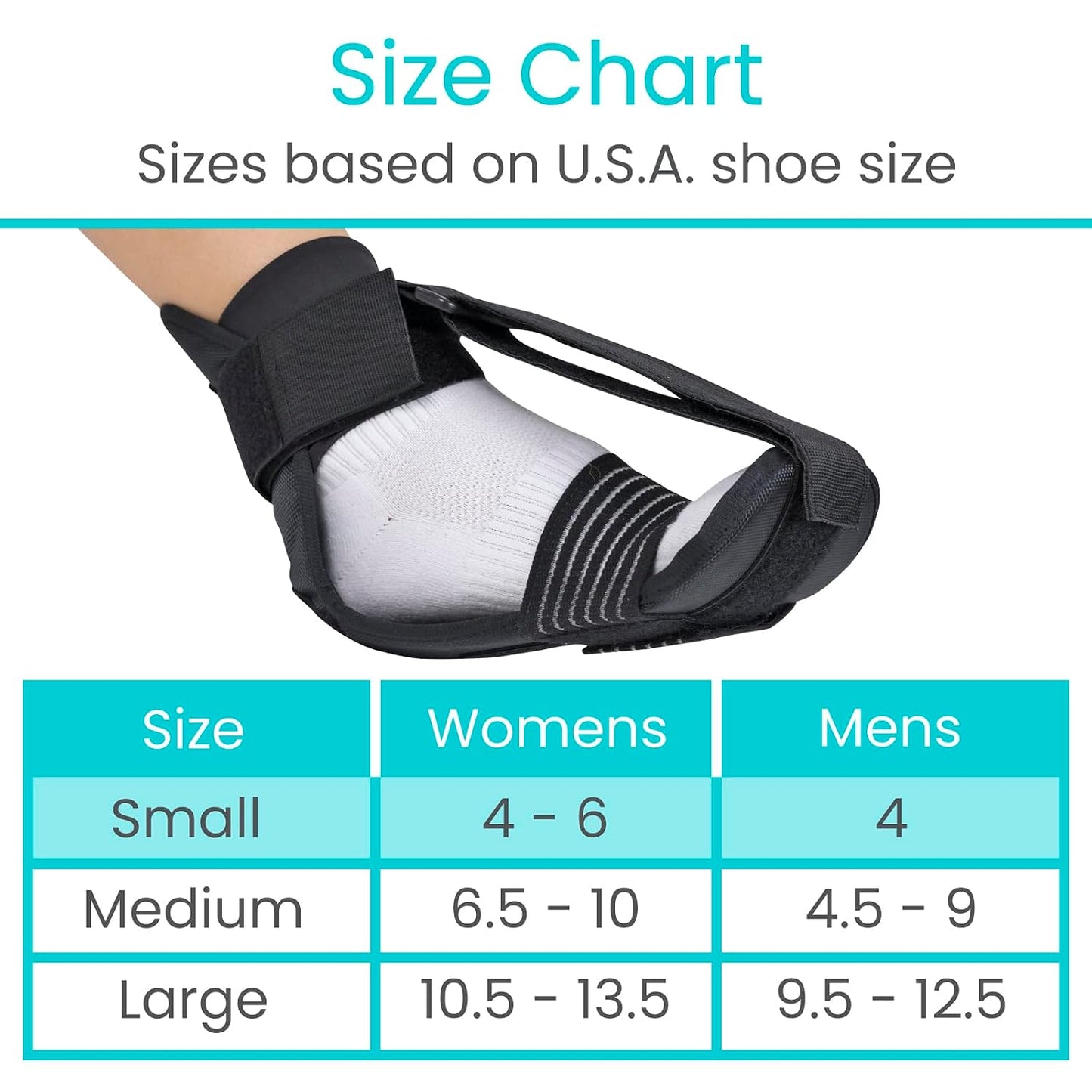 Vive Plantar Fasciitis Stretcher - Foot & Calf Stretcher for Men & Women | Achilles Tendonitis Brace Sling for Pain Relief - Dorsiflexion Therapy, Adjustable - Lightweight Arch & Heel Support