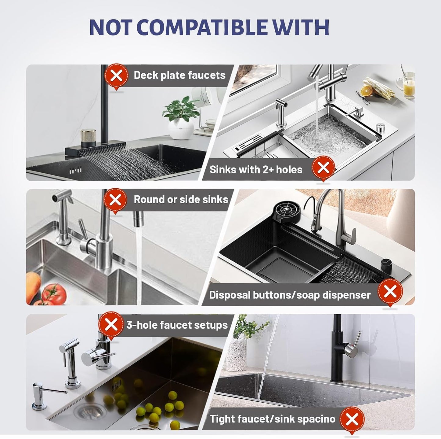 Stone Faucet Mat for Kitchen Sink, Faucet Mat Fast Drying Diatomite | Sink Splash Guard Water Absorbing Stone Tray for Sink, Counter Protector Matt for Kitchen & Bathroom