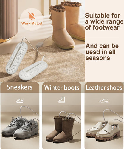 Scienbeauty Electric Shoe Dryers, Portable Boots Dryer Machine with 3/6/9 Hours Timer, Drying for Footwear, Socks, Ski Boots