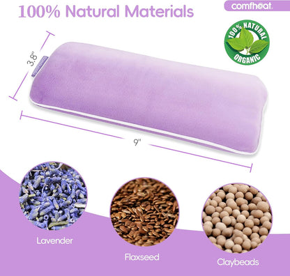 Lavender Weighted Eye Pillow for Yoga Relaxation FSA Eligible HSA