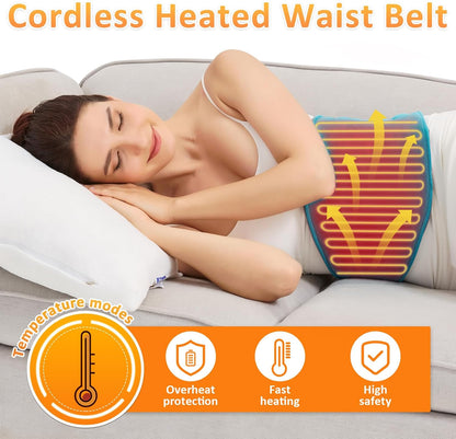 Feet Warmers, 5000mAh Rechargeable Foot &Ankle Heating Pad for Circulation
