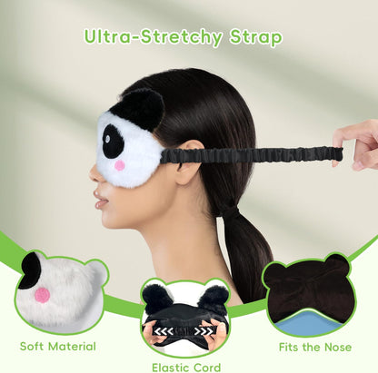 my novel things Cooling Eye Mask and Plush Sleep Mask for Woman 2PCS