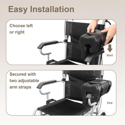 Wheelchair Armrest Pads, Memory Foam Arm Trough for Wheelchair, 16"L