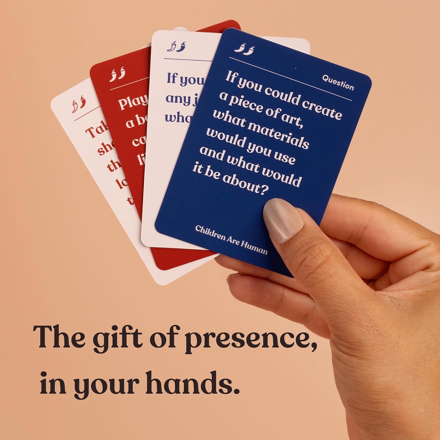 Friends are Human Conversation Cards for Friendship and Bonding, 140 Cards | Closeness Building Deck, Great Icebreaker for Girls Night, Roommates, College Friends, Deepens Trust and Connection, Ages 16+