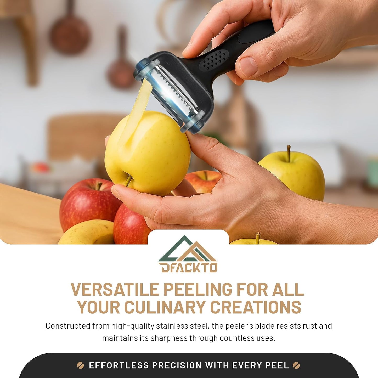 4-Piece Paring Knife Set with Kitchen Peeler – High-Carbon Stainless Steel Set of Knives with Y-Potato Peeler Set - Razor Sharp, Dishwasher-Safe, Utility for Vegetable and Fruit - Black
