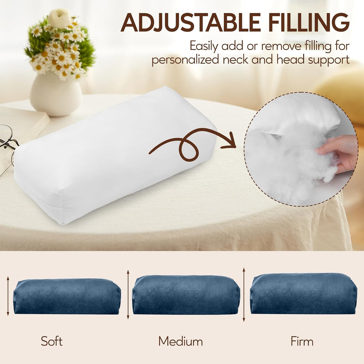 Neck Pillow for Recliner Chair, Adjustable Recliner Pillow for Headrest