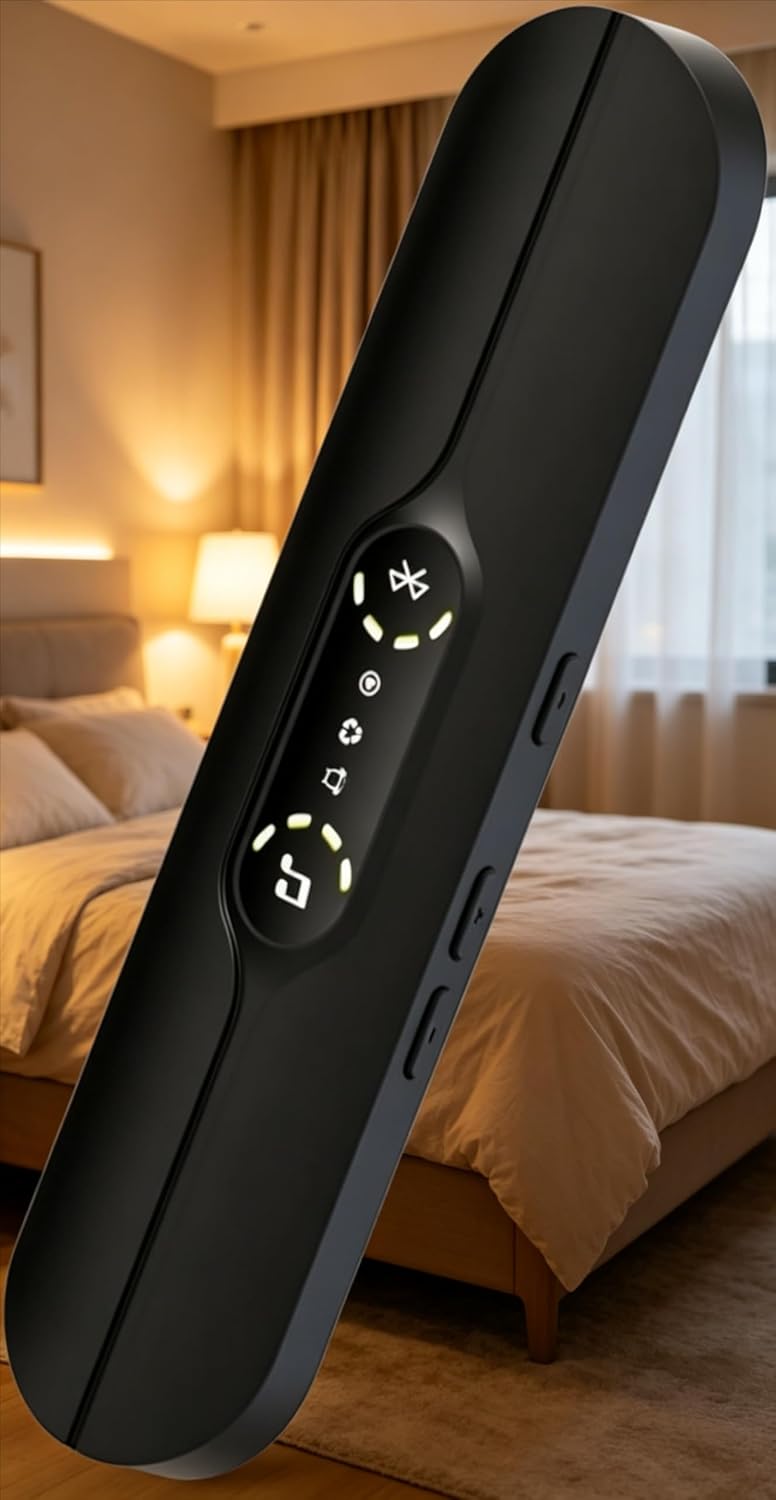 Pillow Speaker for Sleeping, Mini Bone Conduction Portable Sleep Aid with Stereo Bass, Bluetooth Sleep Bar for Deep Sleeping with White Noise, with Volume Control-Supports TF Function 1