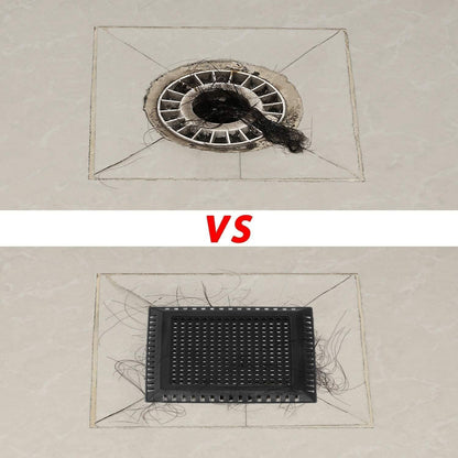 Aojuxix Shower Drain Hair Catcher/Drain Strainer/Shower Drain Cover | Stainless Steel and Silicone Hair Trap for Bathroom Floor Drain (Patented Product)