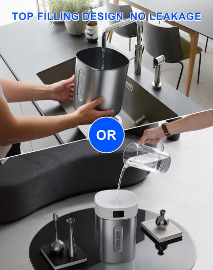 Stainless Steel Humidifiers for Bedroom,Large Room,Baby and Plants