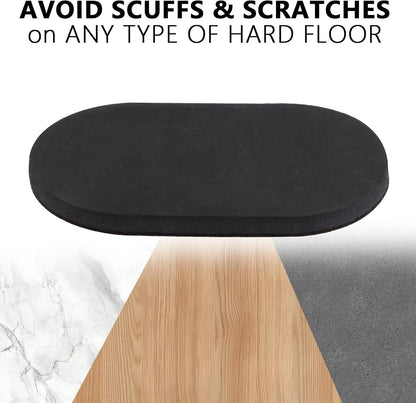 Furniture Slider, 3-1/2" x 6" Oval Heavy-Duty Furniture Movers, Reusable Carpet Sliders for Furniture, Heavy Furniture Moving Pads Moving Sliders - Protect The Surface of The Carpet (8 Pack)