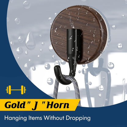 MOTAIPEAK Suction Cup Hooks for Shower,Shower Hooks Mounting on Glass Doors, Tile, Mirrors, Metals,Hook for Hanging Towels, Robe, Loofah, Jackets-Black(2 Pack)