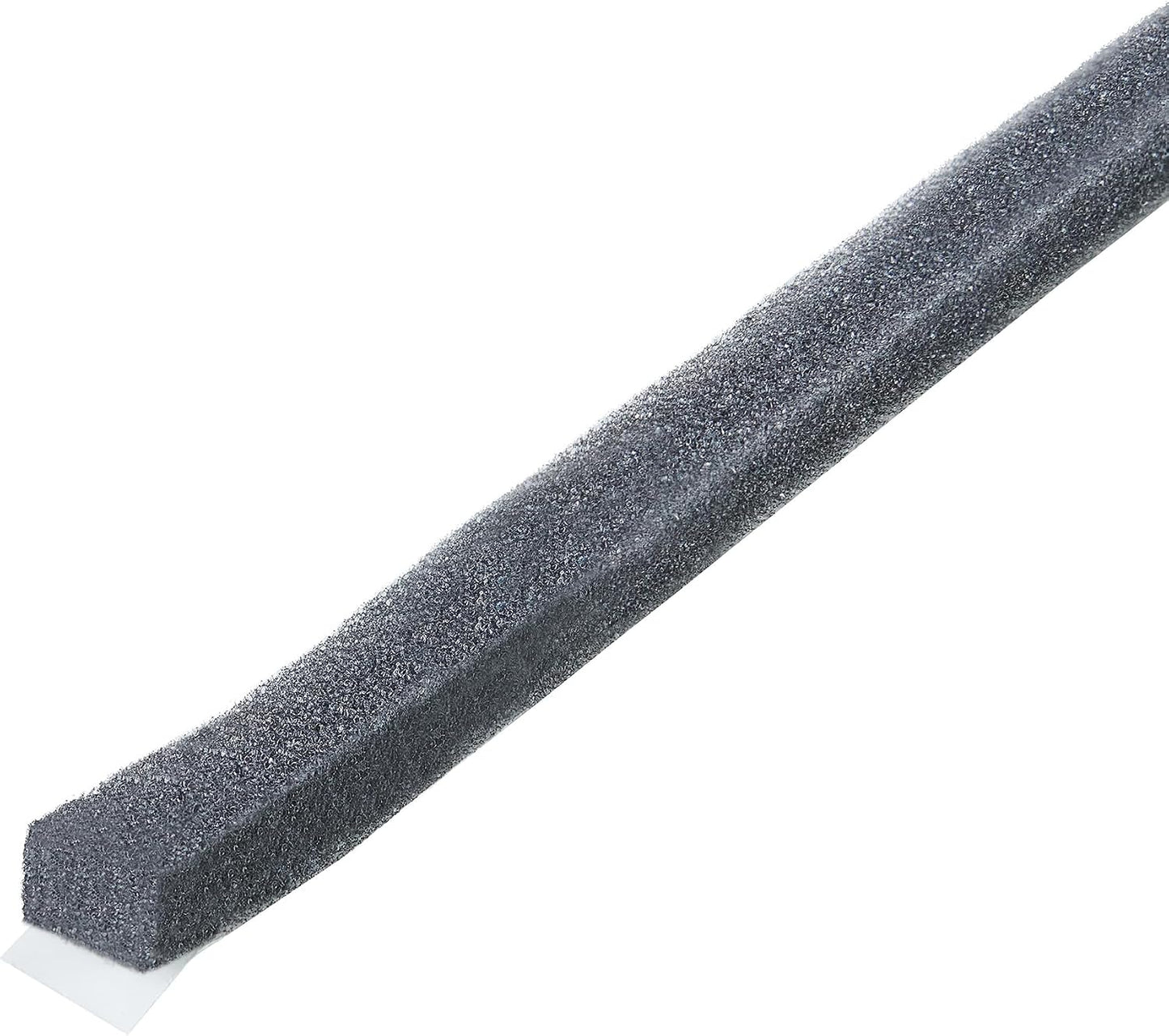 MD Building Foam Window Seal for Ex-Large Gaps, Gray, 17ft | Open-Cell Polyurethane Foam, Self-Adhesive Backing, Cut-to-Length Scissors, Seals Drafts Moisture Dust Insects