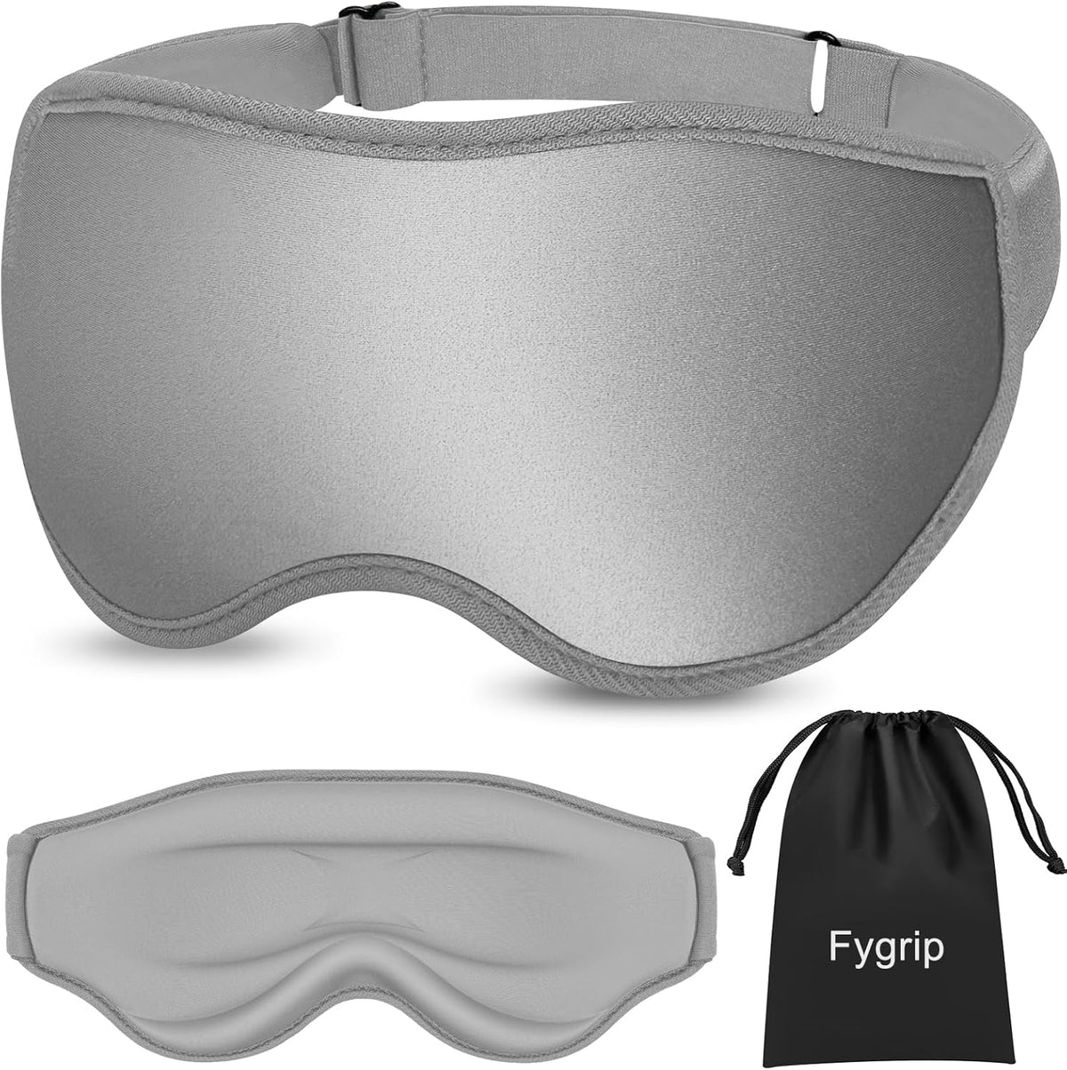 Fygrip 3D Eye Mask Sleep Mask for Men & Women, Black