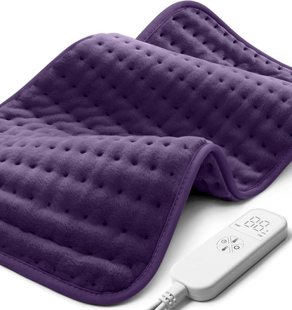 Heating Pad for Back Pain Relief, Extra Large 17"x33" Electric Heat Pad with 6 Heat Settings, 4 Timers, Auto Shut-Off - Machine Washable for Neck Shoulder Cramps, Christmas Gift for Women Mom Wife