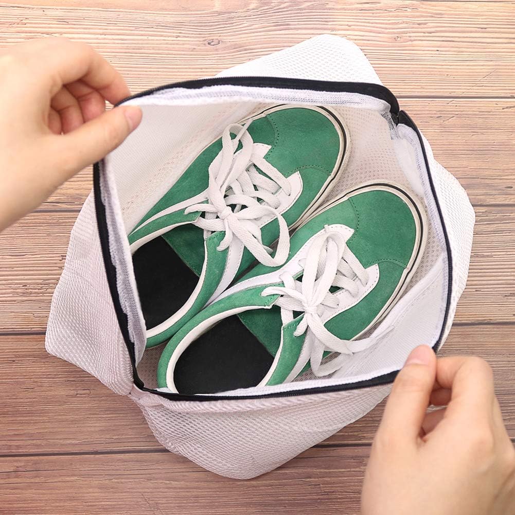 Tenn Well 3Pcs Mesh Laundry Bags For Shoes Sneakers Fits Size 12 | Mesh bags for trainers, tennis shoes, slippers, washing machine safe