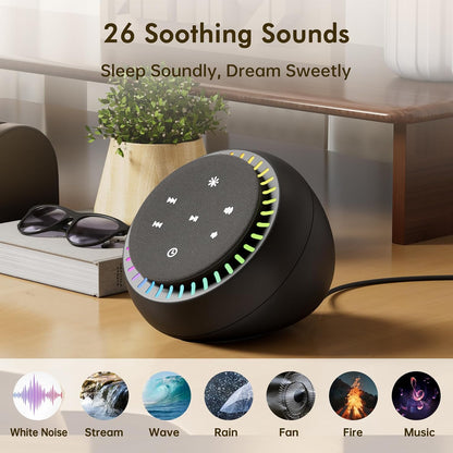 DreamSky Sound Machine for Sleep, White Noise for Sleeping Adults & Baby