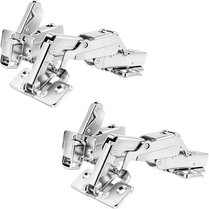 Cabinet Hinge Repair Plate Kit, 12Pcs Hinges Repair Fixing Plates | Stainless Steel for Kitchen Cupboard Door Replacement Rust Resistant With Mounting Screw