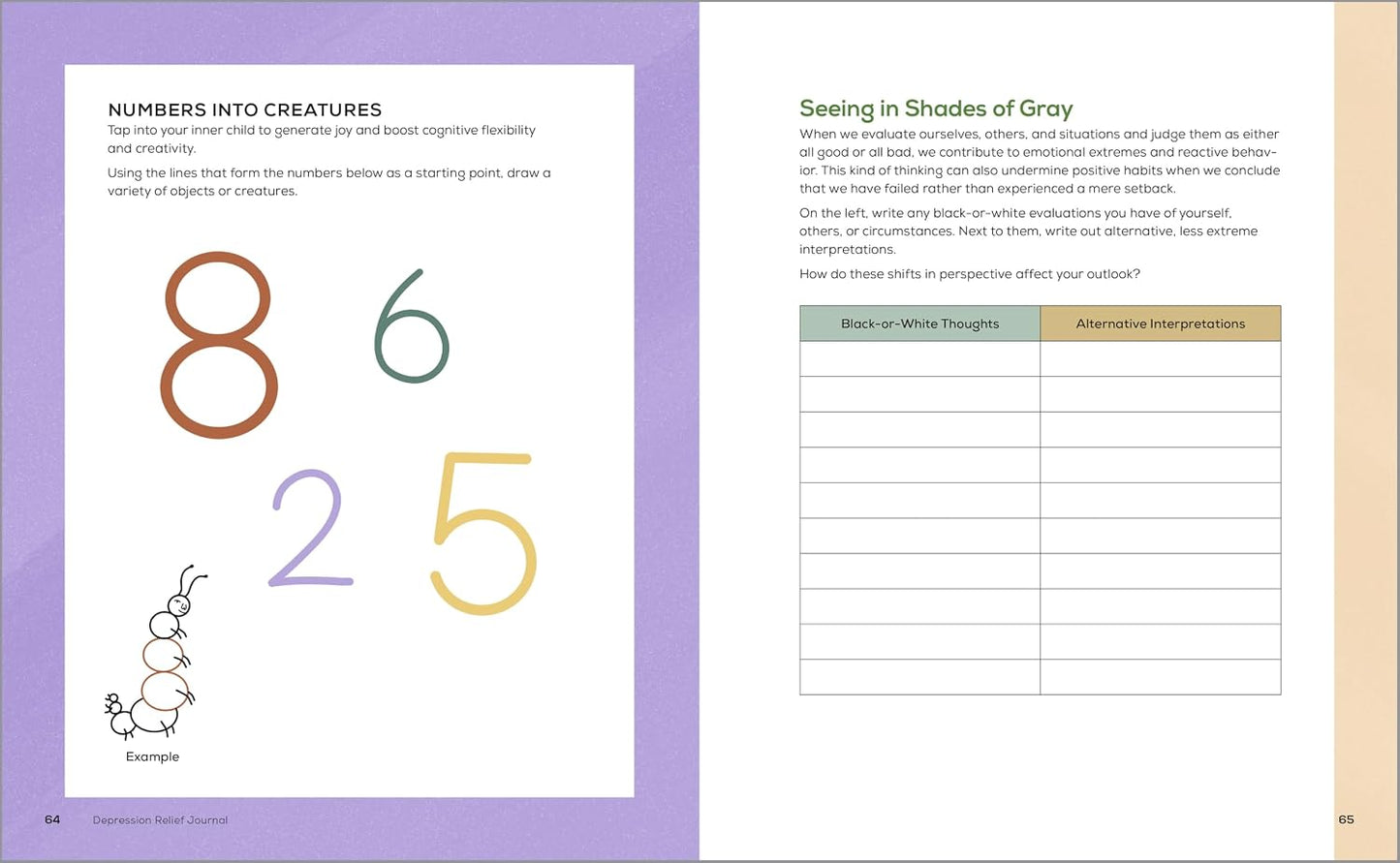 Depression Relief Journal: Creative Prompts & Mindfulness Practices to Release Negative Emotions
