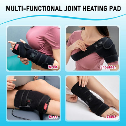 Melissa Shoulders Hand Arm Heating Pad for Pain Relief, Large Heat Areas for Joints Pain Soreness, Heated Wrap for Wrist Ankle Elbow Knee and Leg, 2 Hrs Auto-Off, 3 Heat Settings, 78.7" Extension Cord