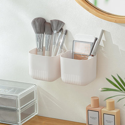 Fridge Magnetic Cup Storage Rack, Magnetic Locker Organizer for Pen, Holder for Laundry, Board, Desks, Dresser, White