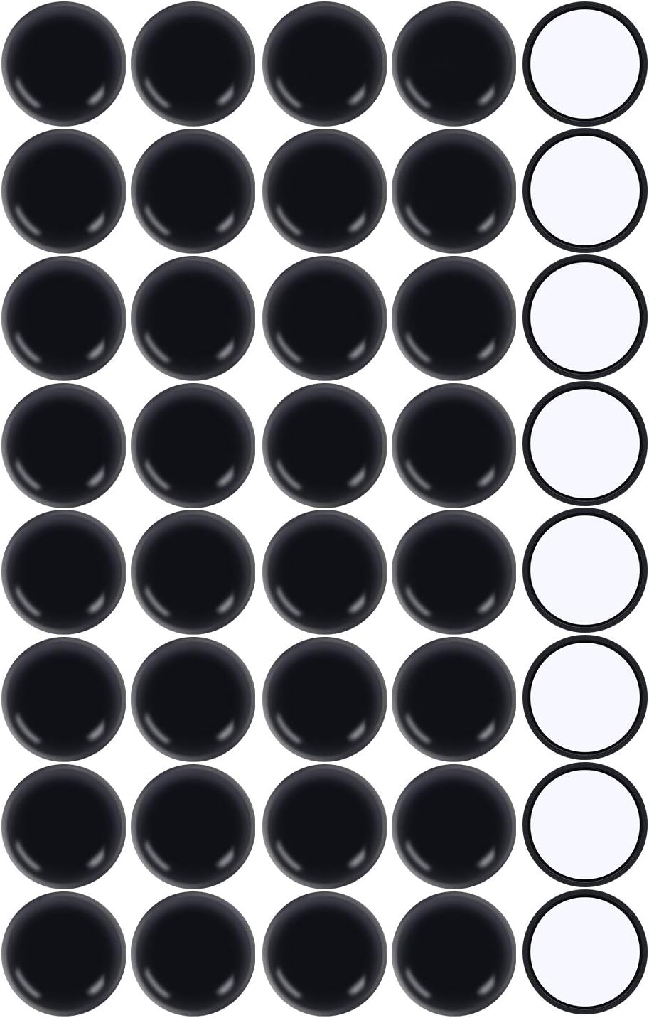 Ezprotekt 16 Pack Self-Stick Furniture Chair Leg Sliders for Carpet, 2-1/8" Self-Adhesive Round Furniture Movers Sliders, Carpet Chairs Furniture Glides, Carpet Moving Sliders Easily Move (Beige)